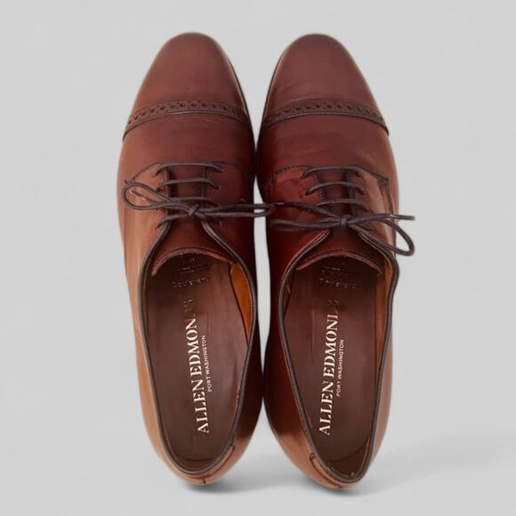 Allen Edmonds Brown Leather Shoes | Size 12 - Picture 9 of 12